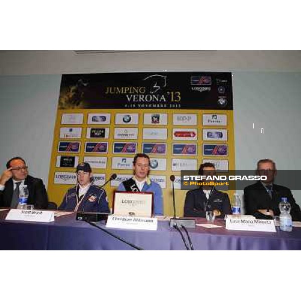 Press conference Longines Fei World Cup Fieracavalli - Jumping Verona 2013 ph.Stefano Grasso