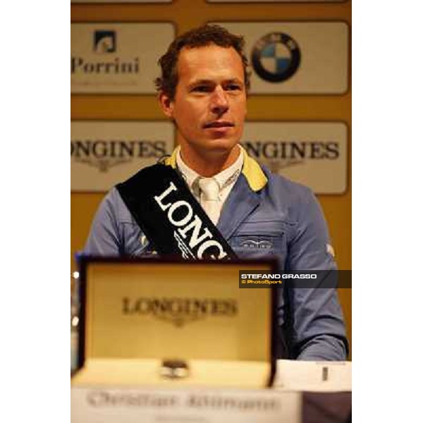 Christian Ahlmann-press conference Longines Fei World Cup Fieracavalli - Jumping Verona 2013 ph.Stefano Grasso