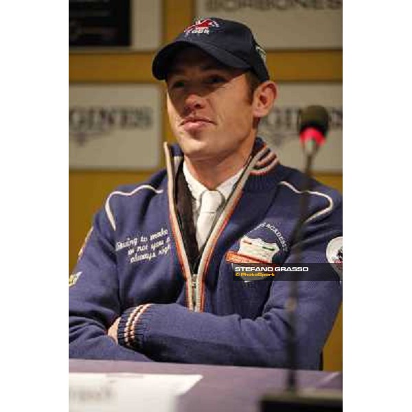 Scott Brash-press conference Longines Fei World Cup Fieracavalli - Jumping Verona 2013 ph.Stefano Grasso