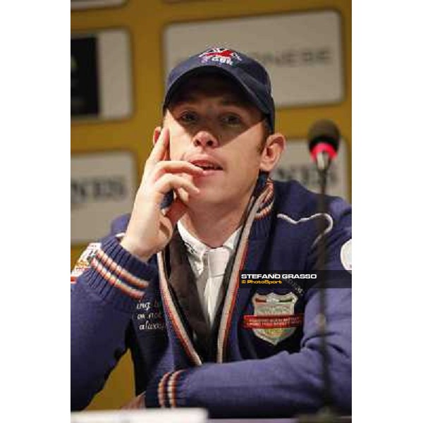 Scott Brash-press conference Longines Fei World Cup Fieracavalli - Jumping Verona 2013 ph.Stefano Grasso