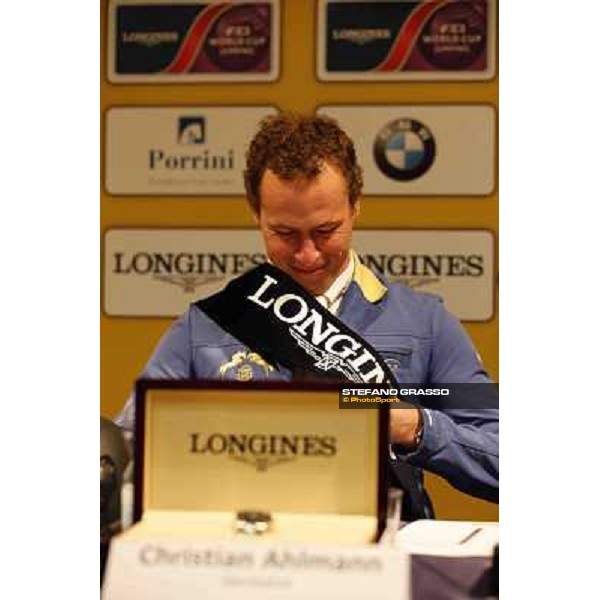 Christian Ahlmann-press conference Longines Fei World Cup Fieracavalli - Jumping Verona 2013 ph.Stefano Grasso
