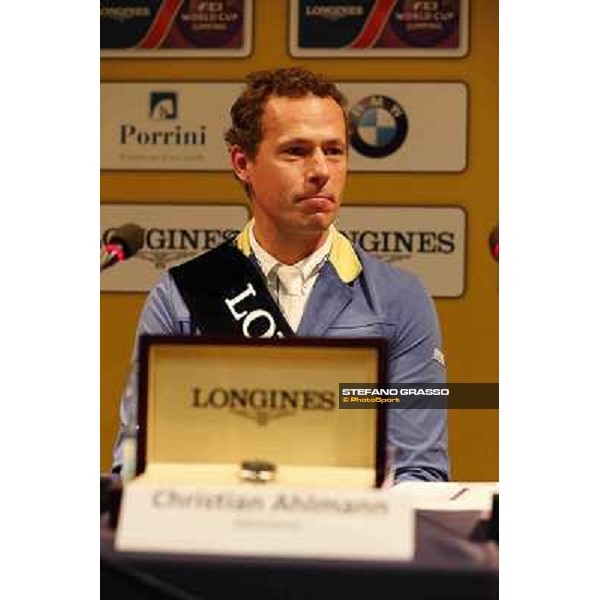 Christian Ahlmann-press conference Longines Fei World Cup Fieracavalli - Jumping Verona 2013 ph.Stefano Grasso
