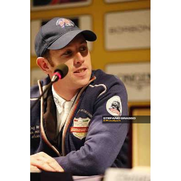 Scott Brash-press conference Longines Fei World Cup Fieracavalli - Jumping Verona 2013 ph.Stefano Grasso