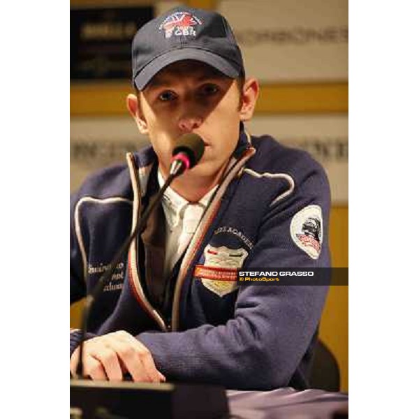 Scott Brash-press conference Longines Fei World Cup Fieracavalli - Jumping Verona 2013 ph.Stefano Grasso