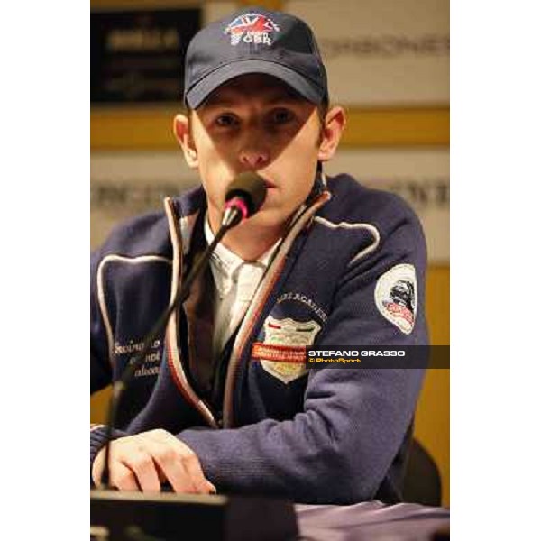 Scott Brash-press conference Longines Fei World Cup Fieracavalli - Jumping Verona 2013 ph.Stefano Grasso