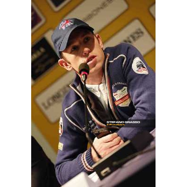 Scott Brash-press conference Longines Fei World Cup Fieracavalli - Jumping Verona 2013 ph.Stefano Grasso