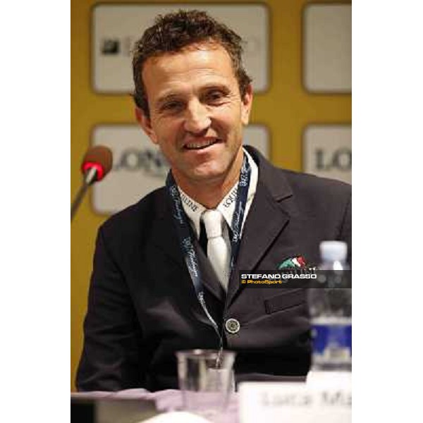 Luca Maria Moneta-press conference Longines Fei World Cup Fieracavalli - Jumping Verona 2013 ph.Stefano Grasso