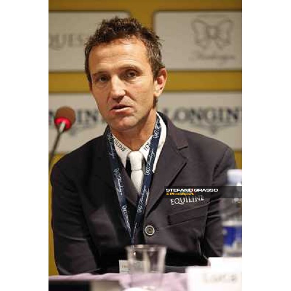 Luca Maria Moneta-press conference Longines Fei World Cup Fieracavalli - Jumping Verona 2013 ph.Stefano Grasso