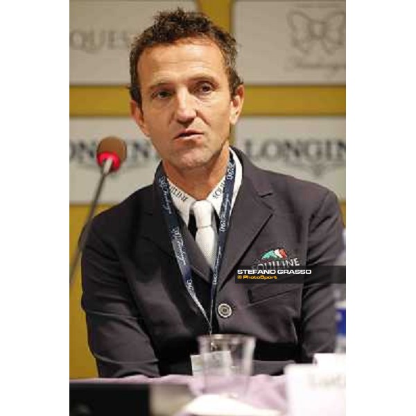 Luca Maria Moneta-press conference Longines Fei World Cup Fieracavalli - Jumping Verona 2013 ph.Stefano Grasso