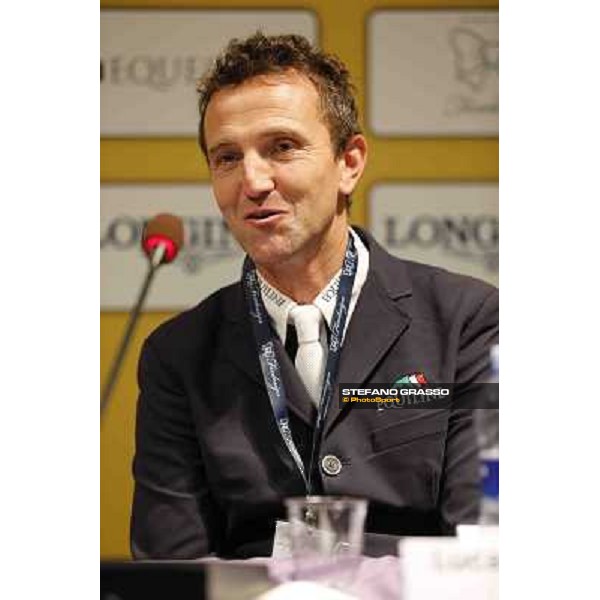 Luca Maria Moneta-press conference Longines Fei World Cup Fieracavalli - Jumping Verona 2013 ph.Stefano Grasso