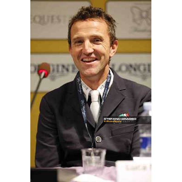 Luca Maria Moneta-press conference Longines Fei World Cup Fieracavalli - Jumping Verona 2013 ph.Stefano Grasso