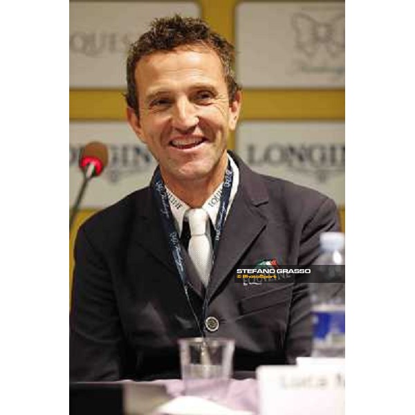 Luca Maria Moneta-press conference Longines Fei World Cup Fieracavalli - Jumping Verona 2013 ph.Stefano Grasso