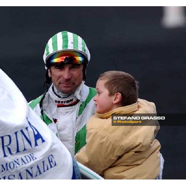 Jean-Michel Bazire and son Paris - Vincennes febr. 28 2004 ph. Stefano Grasso