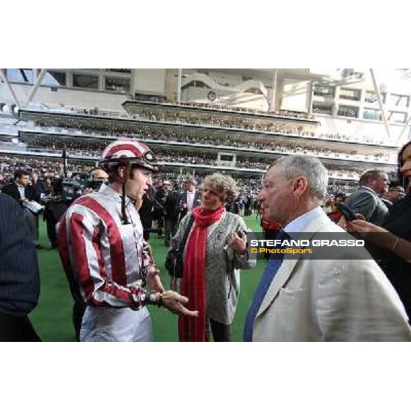 The Longines Hong Kong Cup - Christophe Soumillon and Corine Barande Barbe Hong Kong-Sha Tin racecourse,8th dec.2013 ph.Stefano Grasso/Longines