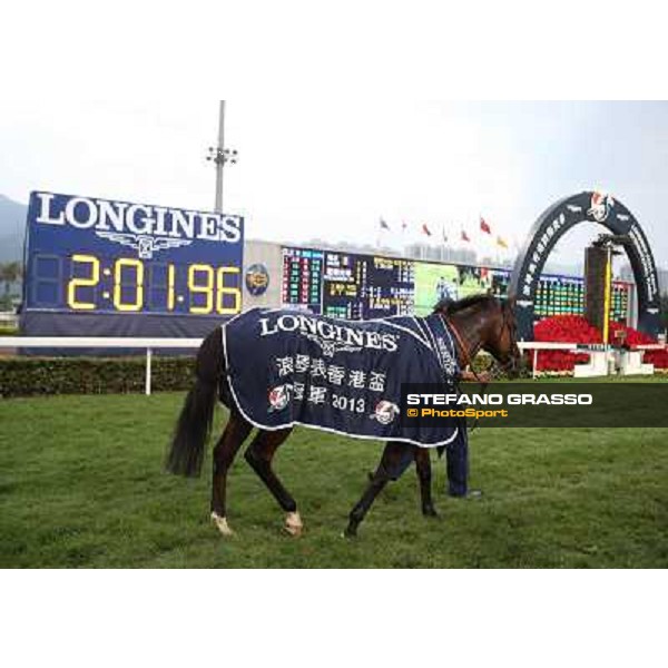 Douglas Whyte and Akeed Mofeed win the Longines Hong Kong Cup Hong Kong-Sha Tin racecourse,8th dec.2013 ph.Stefano Grasso/Longines