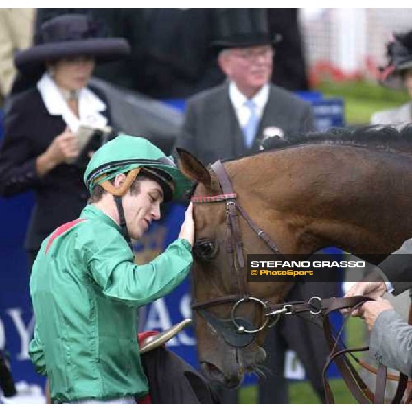 Christophe Soumillon and Valixir winners of The Queen Anne Stakes York, 14th june 2005 ph. Stefano Grasso