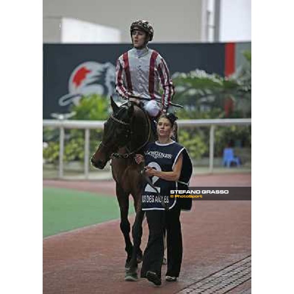 The Longines Hong Kong Cup - Christophe Soumillon on Cirrus des Aigles Hong Kong-Sha Tin racecourse,8th dec.2013 ph.Stefano Grasso/Longines