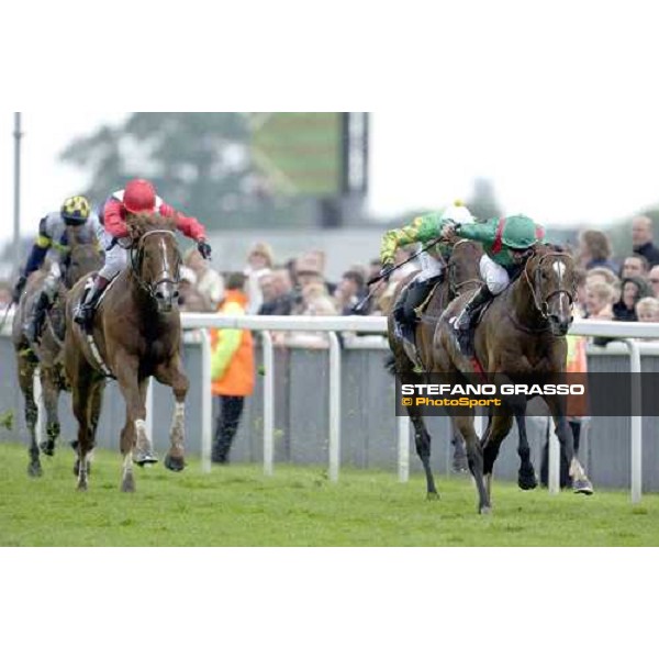finish line of The Queen Anne Stakes - Christhope Soumillon on Valixir leads on Rakti and Starcraft York, 14th june 2005 ph. Stefano Grasso