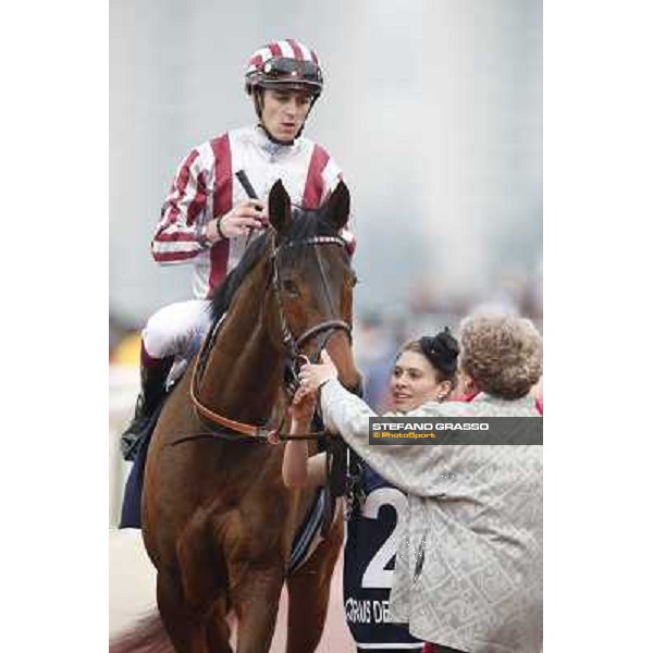 The Longines Hong Kong Cup - Christophe Soumillon on Cirrus des Aigles and Corine Barande Barbe Hong Kong-Sha Tin racecourse,8th dec.2013 ph.Stefano Grasso/Longines