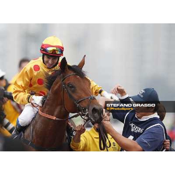 Douglas Whyte and Akeed Mofeed win the Longines Hong Kong Cup Hong Kong-Sha Tin racecourse,8th dec.2013 ph.Stefano Grasso/Longines