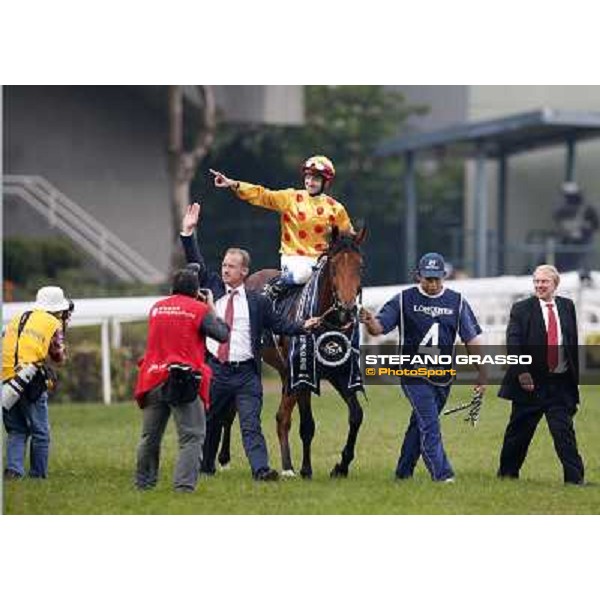 Douglas Whyte and Akeed Mofeed win the Longines Hong Kong Cup Hong Kong-Sha Tin racecourse,8th dec.2013 ph.Stefano Grasso/Longines