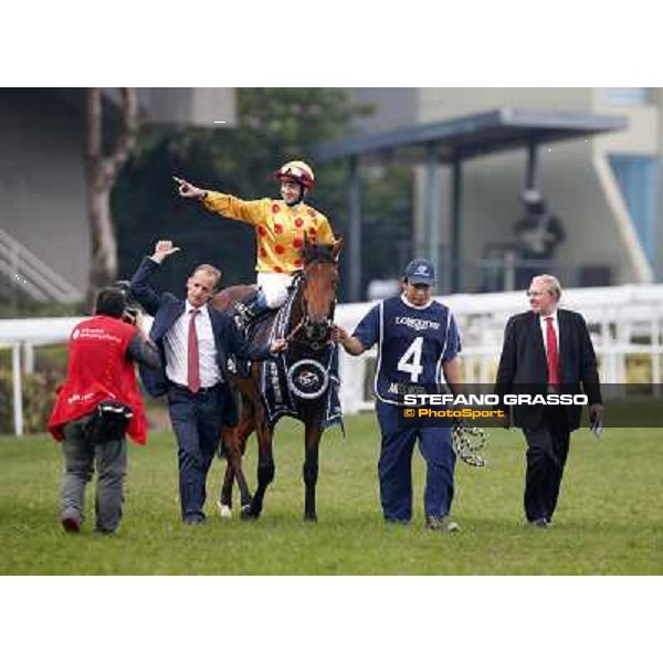 Douglas Whyte and Akeed Mofeed win the Longines Hong Kong Cup Hong Kong-Sha Tin racecourse,8th dec.2013 ph.Stefano Grasso/Longines