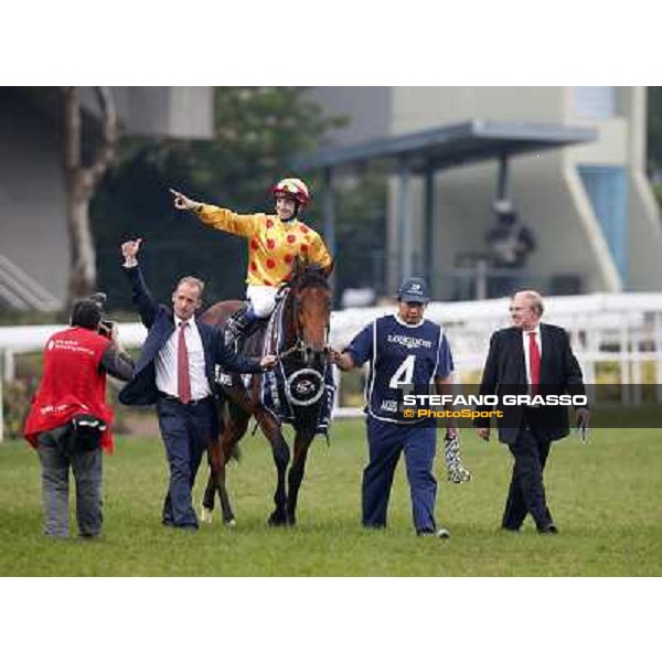 Douglas Whyte and Akeed Mofeed win the Longines Hong Kong Cup Hong Kong-Sha Tin racecourse,8th dec.2013 ph.Stefano Grasso/Longines