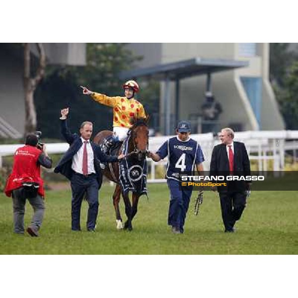 Douglas Whyte and Akeed Mofeed win the Longines Hong Kong Cup Hong Kong-Sha Tin racecourse,8th dec.2013 ph.Stefano Grasso/Longines