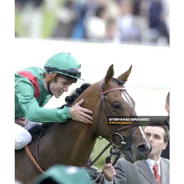 The Queen Anne Stakes Christophe Soumillon on Valixir after the triumph York, 14th june 2005 ph. Stefano Grasso
