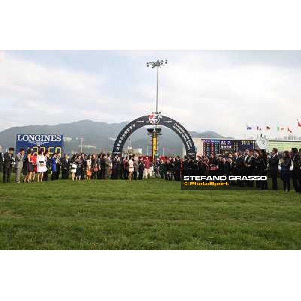 Douglas Whyte and Glorious Day win the Longines Hong Kong Mile Hong Kong-Sha Tin racecourse,8th dec.2013 ph.Stefano Grasso/Longines