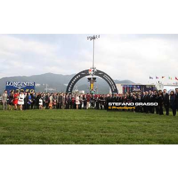 Douglas Whyte and Glorious Day win the Longines Hong Kong Mile Hong Kong-Sha Tin racecourse,8th dec.2013 ph.Stefano Grasso/Longines