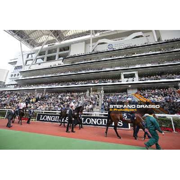 Yasunari Iwata and Lord Kanaloa win the Longines Hong Kong Sprint - The parade ring Hong Kong-Sha Tin racecourse,8th dec.2013 ph.Stefano Grasso/Longines