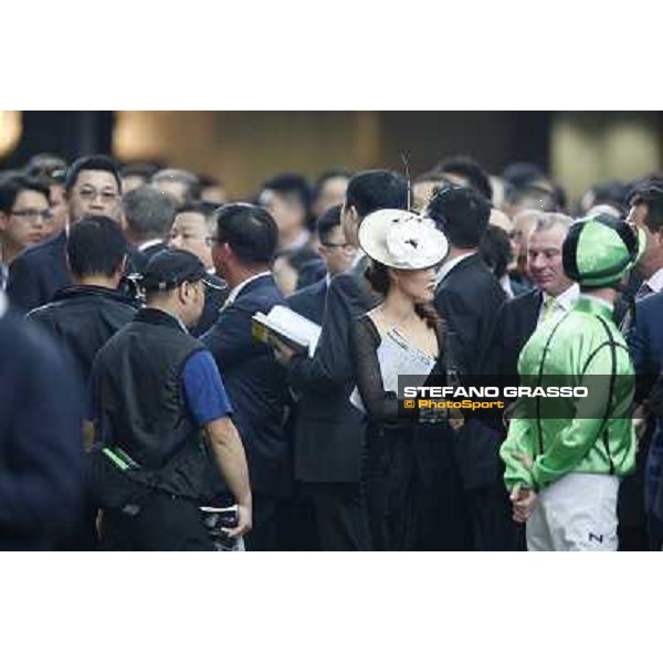 Fashion in the paddock Hong Kong-Sha Tin racecourse,8th dec.2013 ph.Stefano Grasso/Longines