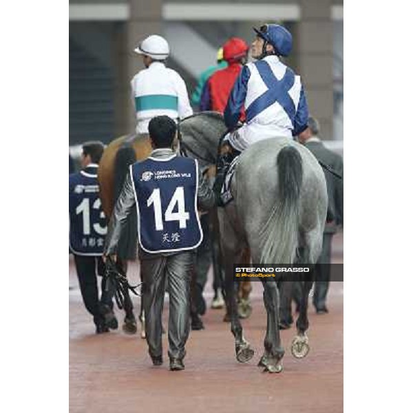 Douglas Whyte and Glorious Day win the Longines Hong Kong Mile Hong Kong-Sha Tin racecourse,8th dec.2013 ph.Stefano Grasso/Longines