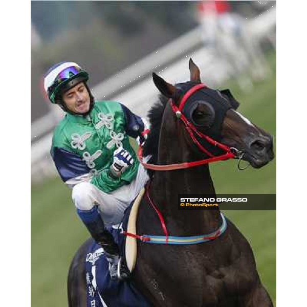 Douglas Whyte and Glorious Day win the Longines Hong Kong Mile Hong Kong-Sha Tin racecourse,8th dec.2013 ph.Stefano Grasso/Longines