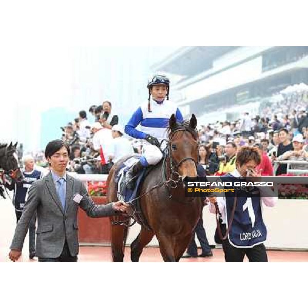 Yasunari Iwata and Lord Kanaloa win the Longines Hong Kong Sprint Hong Kong-Sha Tin racecourse,8th dec.2013 ph.Stefano Grasso/Longines