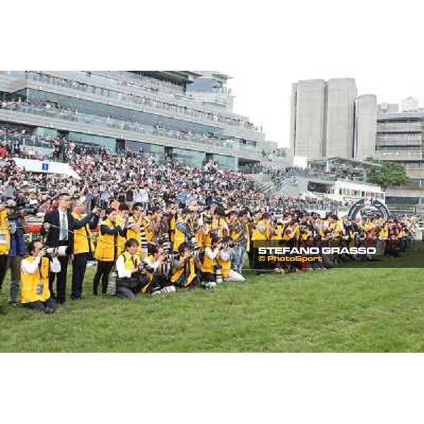 Photographers Hong Kong-Sha Tin racecourse,8th dec.2013 ph.Stefano Grasso/Longines