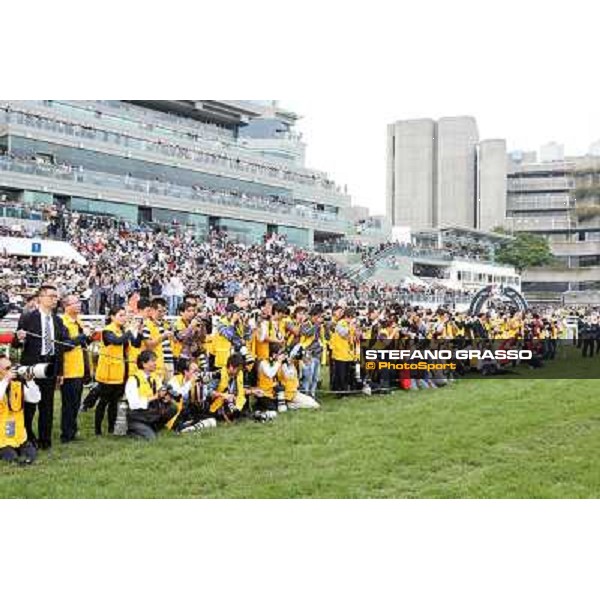 Photographers Hong Kong-Sha Tin racecourse,8th dec.2013 ph.Stefano Grasso/Longines