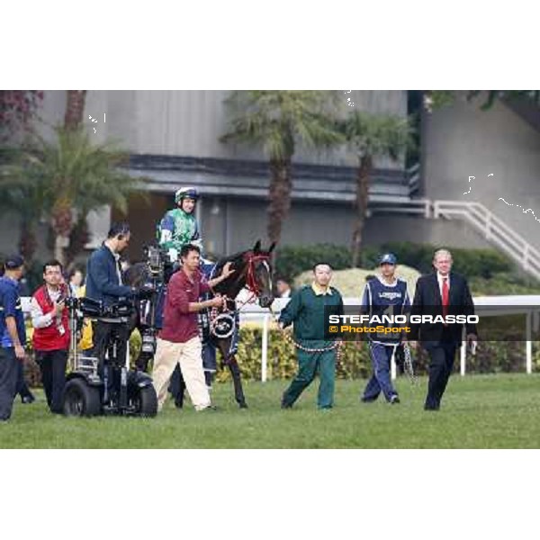 Douglas Whyte and Glorious Day win the Longines Hong Kong Mile Hong Kong-Sha Tin racecourse,8th dec.2013 ph.Stefano Grasso/Longines