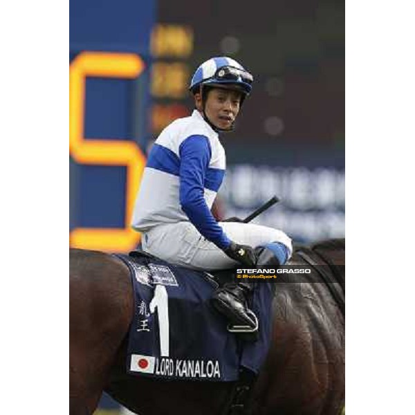 Yasunari Iwata and Lord Kanaloa win the Longines Hong Kong Sprint Hong Kong-Sha Tin racecourse,8th dec.2013 ph.Stefano Grasso/Longines