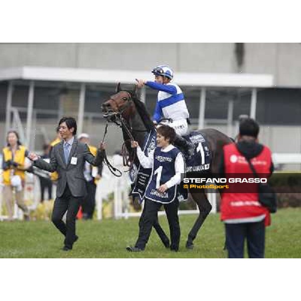 Yasunari Iwata and Lord Kanaloa win the Longines Hong Kong Sprint Hong Kong-Sha Tin racecourse,8th dec.2013 ph.Stefano Grasso/Longines
