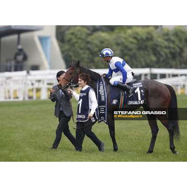 Yasunari Iwata and Lord Kanaloa win the Longines Hong Kong Sprint Hong Kong-Sha Tin racecourse,8th dec.2013 ph.Stefano Grasso/Longines