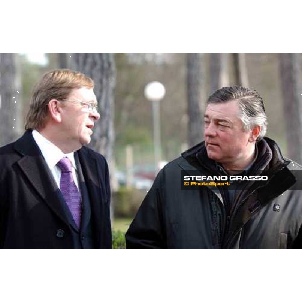 Joel Sèchè e Jean Luc Bigeon Paris - Vincennes febr. 28 2004 ph. Stefano Grass