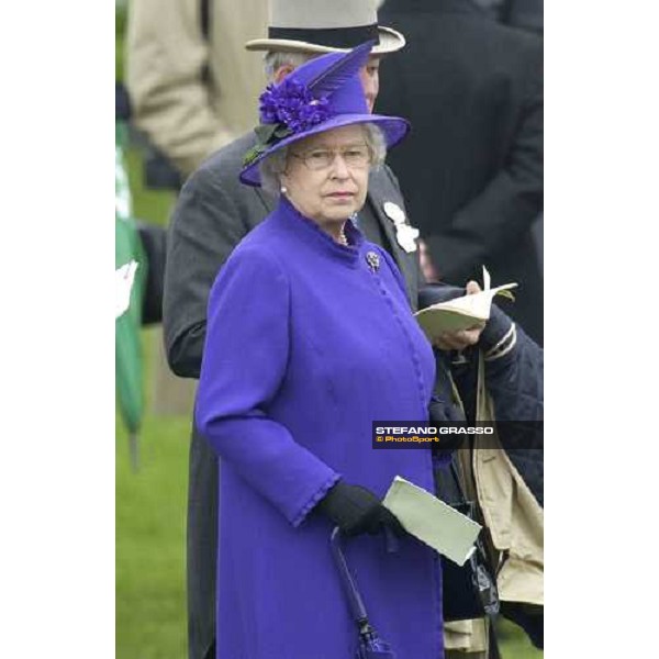H.M. The Queen in the parade ring of the Prince of Wales\'s Stakes Royal Ascot at York, 2nd day York, 15th june 2005 ph. Stefano Grasso
