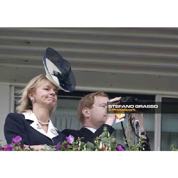 Lord Derby and his wife - the Prince of Wales\'s Stakes Royal Ascot at York, 2nd day York, 15th june 2005 ph. Stefano Grasso