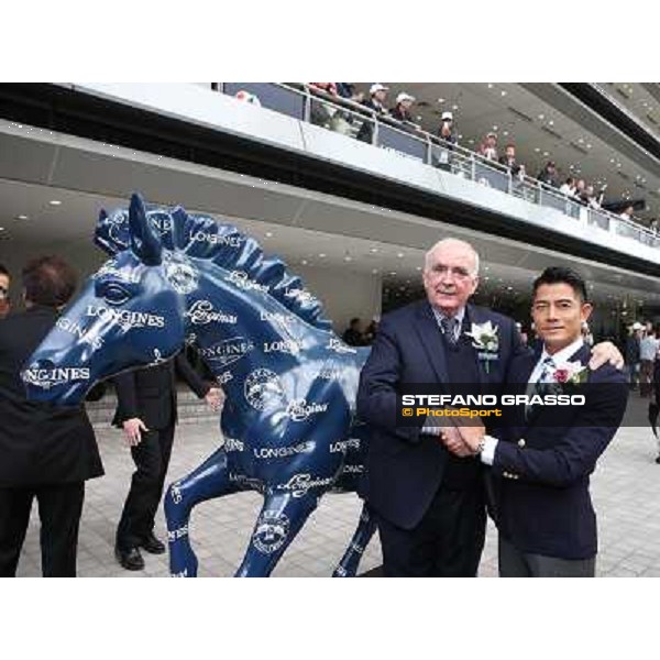 The Longines Hong Kong International Races - Fashion and Races - Walter von Kanel and Aaron Kwok Hong Kong-Sha Tin racecourse,8th dec.2013 ph.Stefano Grasso/Longines