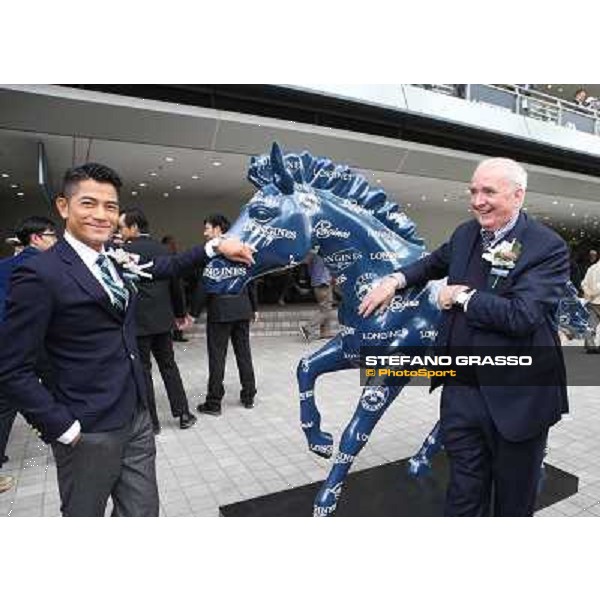 The Longines Hong Kong International Races - Fashion and Races - Walter von Kanel and Aaron Kwok Hong Kong-Sha Tin racecourse,8th dec.2013 ph.Stefano Grasso/Longines