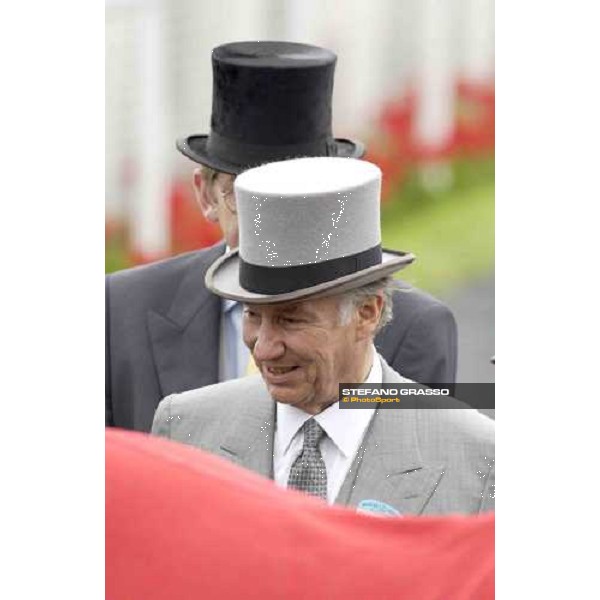 H.H. The Aga Khan owner of Azamour winner of the Prince of Wales\'s Stakes Royal Ascot at York, 2nd day York, 15th june 2005 ph. Stefano Grasso