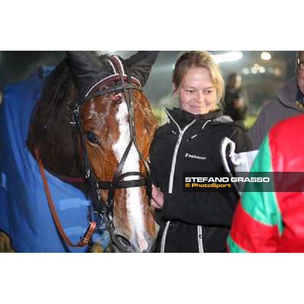 Racing Gran Premio Tino Triossi - Roberto Andreghetti with Princess Grif Napoli - Ippodromo di Agnano,14 dicembre 2013 ph.Stefano Grasso/Ippodromi Partenopei