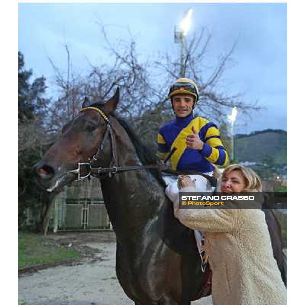 Dario Vargiu and Elettrotreno win the Gran Premio Città di Napoli Napoli,Agnano 29 dicembre 2013 ph.Stefano Grasso/Ippodromi Partenopei srl